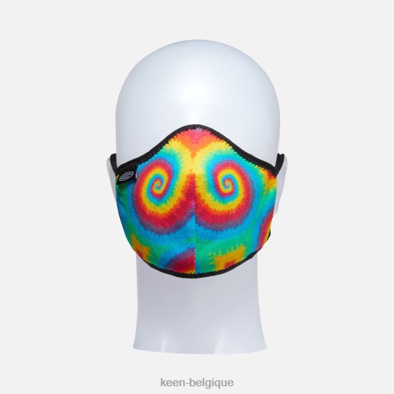 DLLD6458 Keen ensemble masque m/l tie dye teinture originale unisexe