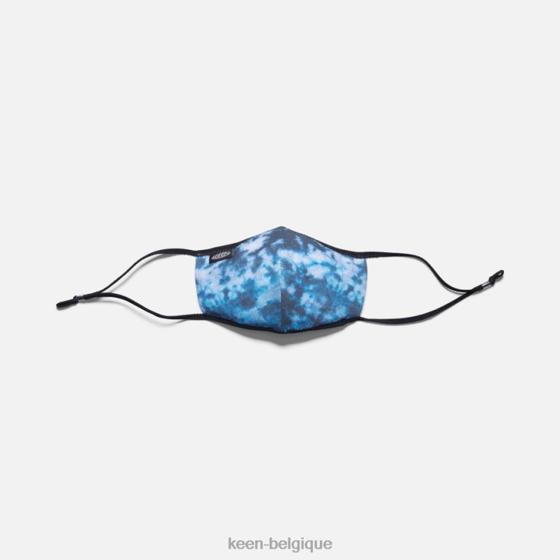 DLLD6468 Keen ensemble masque xs/s - tie dye teinture de cravate bleue unisexe