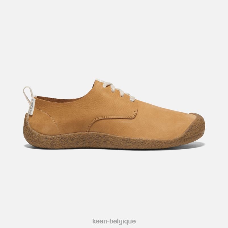 DLLD6211 Keen mosey nouveaux derbies en cuir pomme cannelle-bouleau en vedette