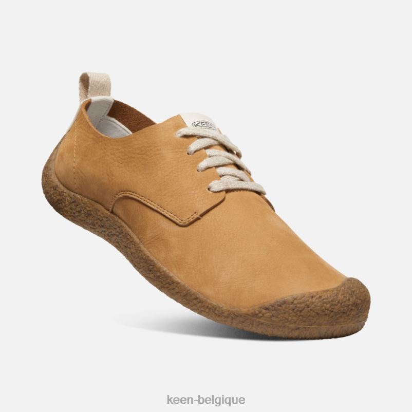 DLLD6211 Keen mosey nouveaux derbies en cuir pomme cannelle-bouleau en vedette