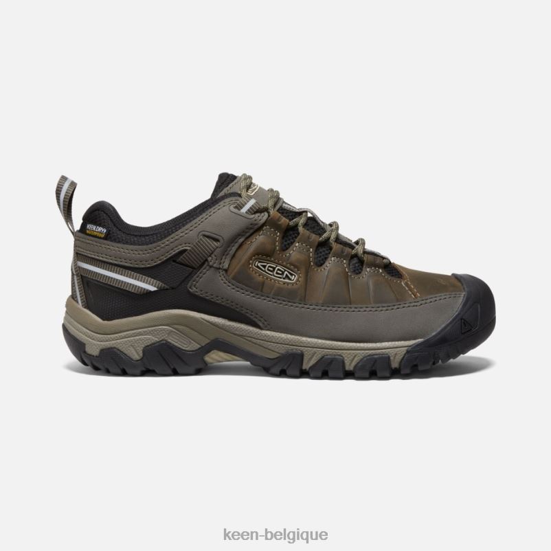 DLLD6260 Keen chaussures de randonnée larges imperméables targhee iii sandow-noir en vedette