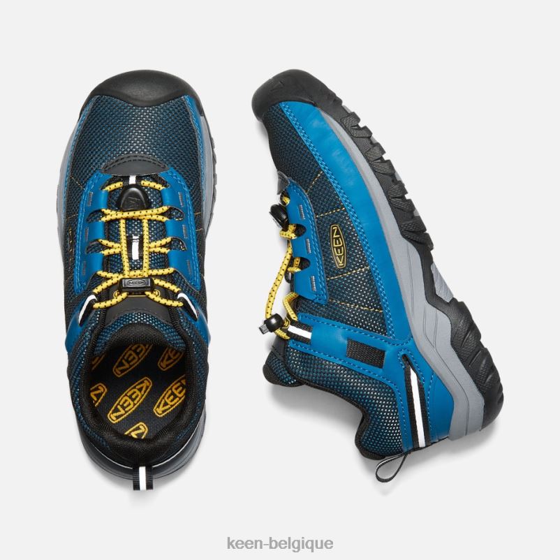 DLLD6287 Keen mykonos - baskets de randonnée Targhee Sport Vent bleu-jaune plus âgées mykonos bleu vif jaune en vedette