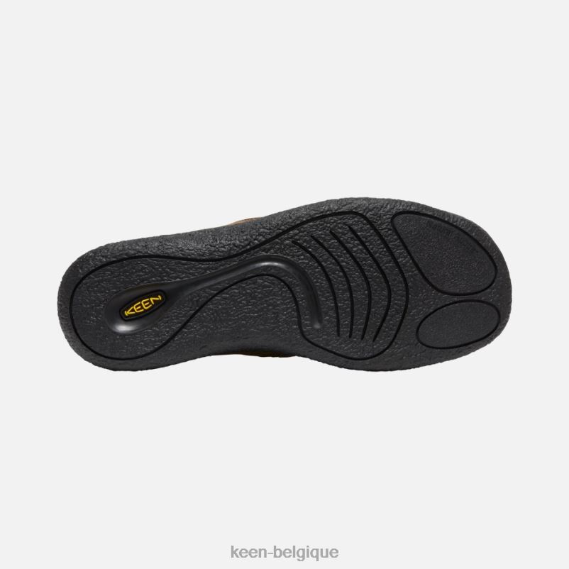 DLLD6301 Keen pantoufle howser ii terre foncée-noir en vedette
