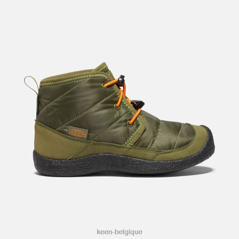 DLLD6313 Keen chukka imperméable howser ii plus âgée capulet olive-orange roussâtre en vedette