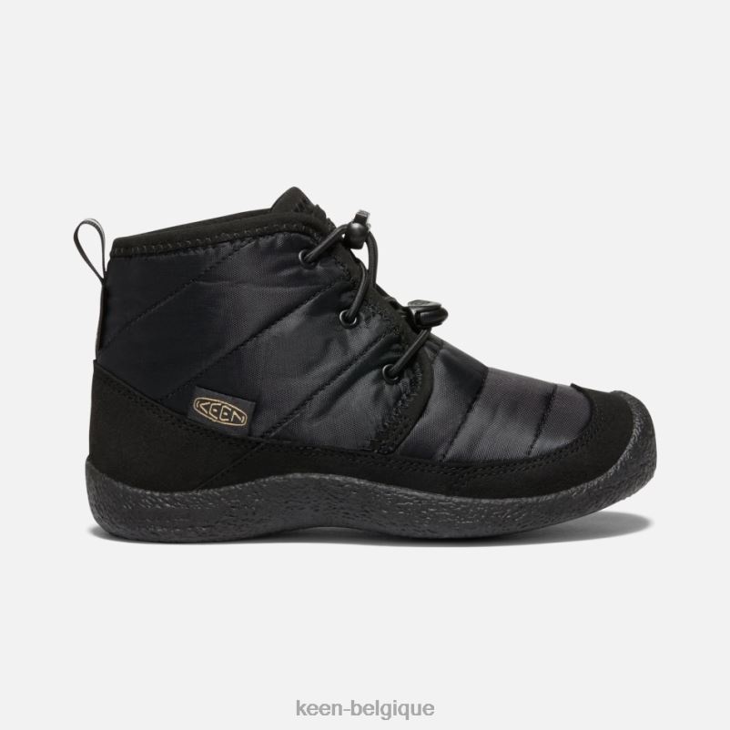 DLLD6314 Keen chukka imperméable howser ii plus âgée noir en vedette