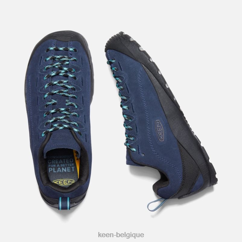 DLLD613 Keen basket en daim jaspe iris noir-noir en vedette