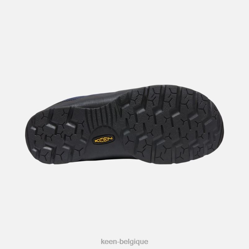 DLLD613 Keen basket en daim jaspe iris noir-noir en vedette