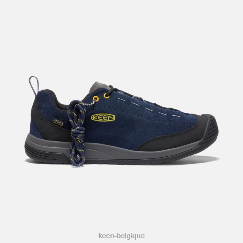 DLLD61 Keen baskets en cuir suédé imperméable Jasper II aimant iris noir en vedette