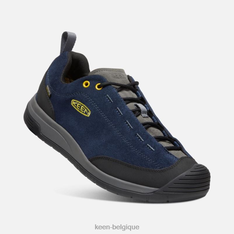 DLLD61 Keen baskets en cuir suédé imperméable Jasper II aimant iris noir en vedette