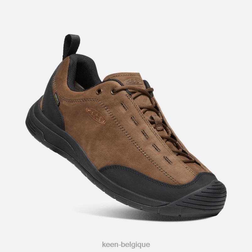 DLLD63 Keen baskets en cuir suédé imperméable Jasper II terre foncée-noir en vedette