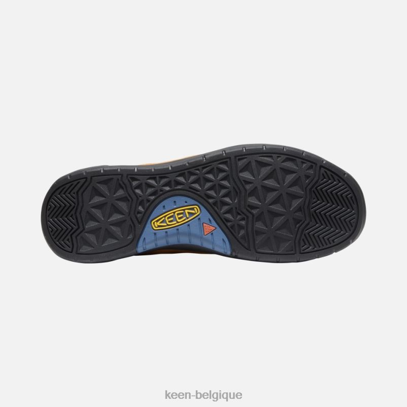 DLLD64 Keen baskets en cuir suédé imperméable Jasper II citrouille épicée-noire en vedette