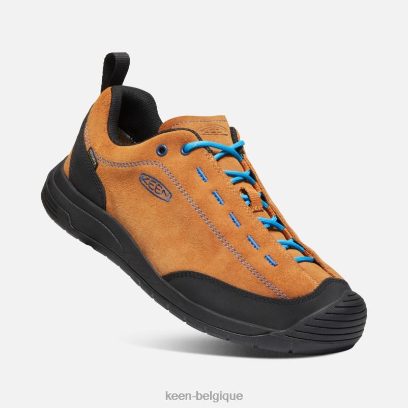 DLLD64 Keen baskets en cuir suédé imperméable Jasper II citrouille épicée-noire en vedette