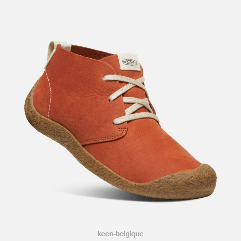 DLLD6209 Keen chukka en cuir mosey potiers argile-bouleau en vedette