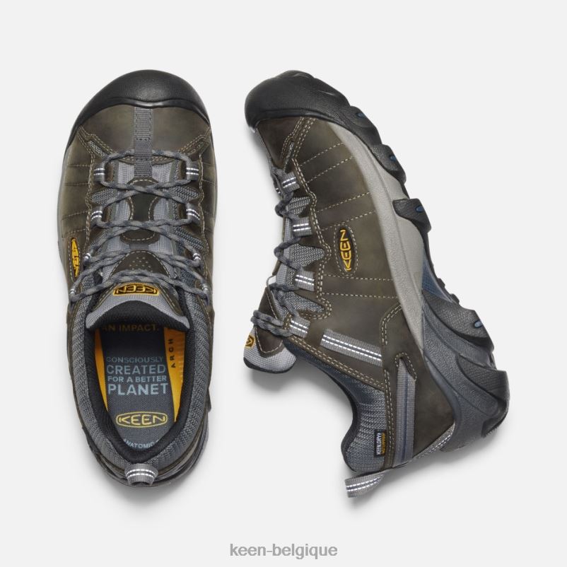DLLD6268 Keen chaussures de randonnée targhee ii gargouille-minuit marine en vedette