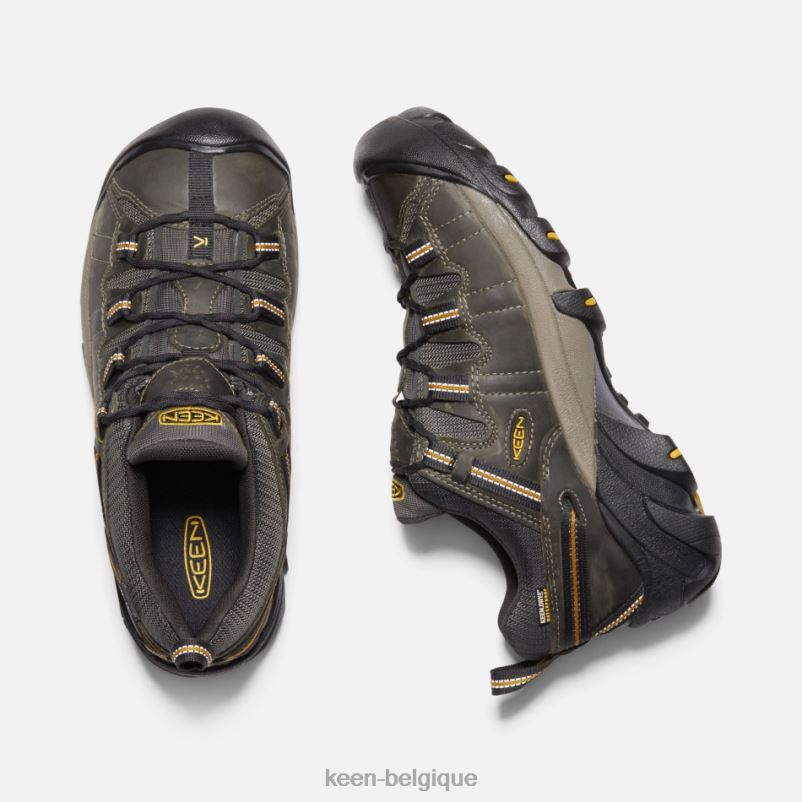DLLD6269 Keen chaussures de randonnée targhee ii olive corbeau-fauve en vedette