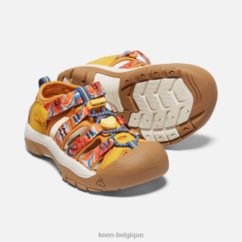 DLLD6408 Keen peu \'newport x extérieur afro jaune zeste d\'orange enfants