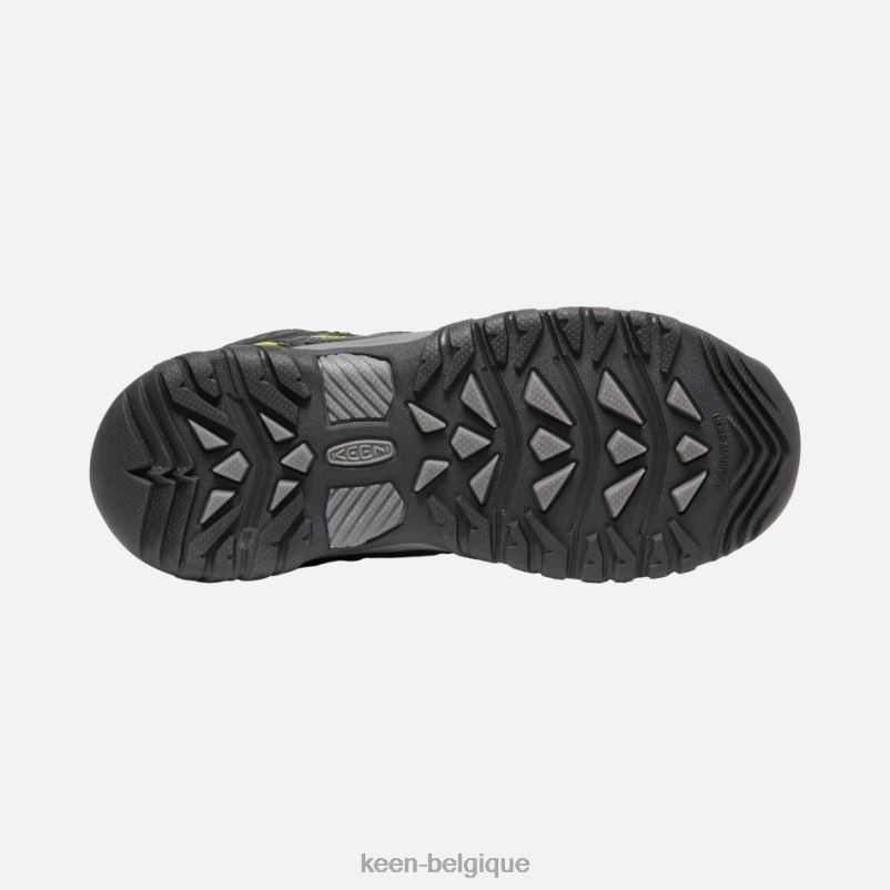 DLLD6270 Keen bottes de randonnée imperméables targhee plus âgées noir-gris acier enfants