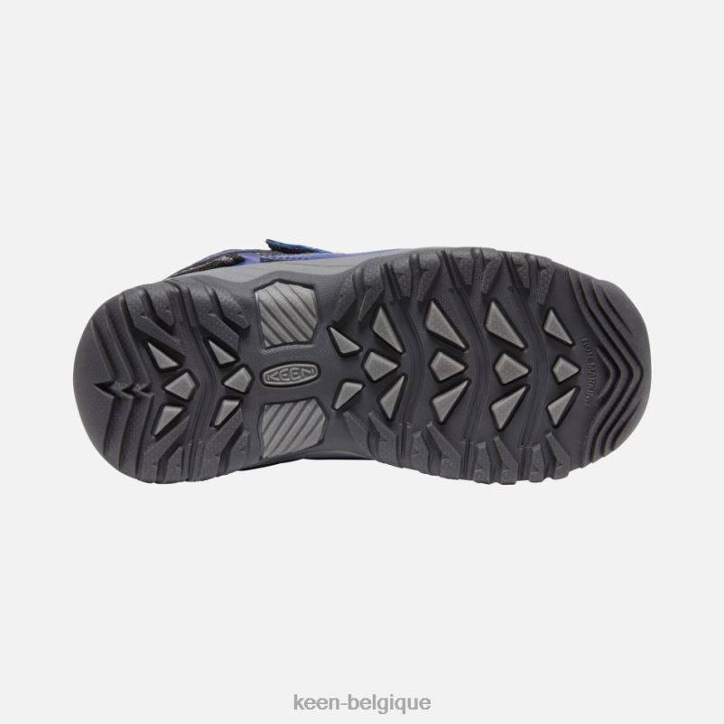 DLLD6274 Keen chaussures de randonnée imperméables Targhee pour jeunes nuit des profondeurs bleues de la forêt enfants