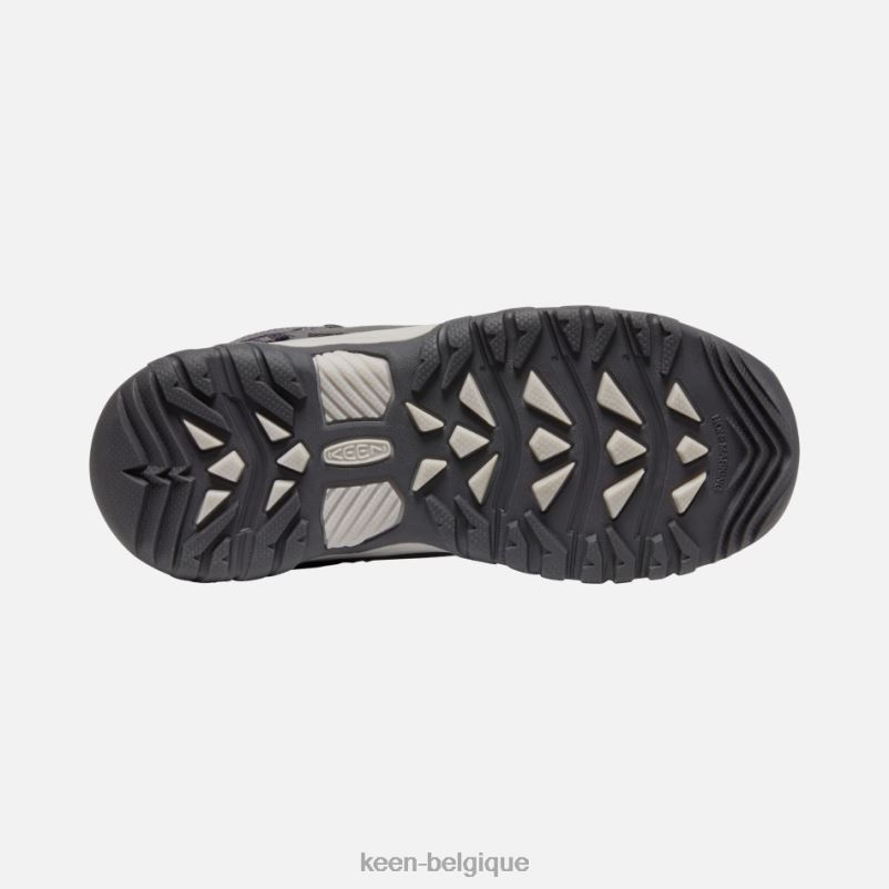 DLLD6277 Keen chaussures de randonnée imperméables targhee plus âgées aimant-tillandsia violet enfants