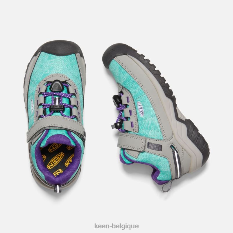 DLLD6281 Keen chaussures de randonnée targhee sport vent plus jeunes cascade-vapeur enfants