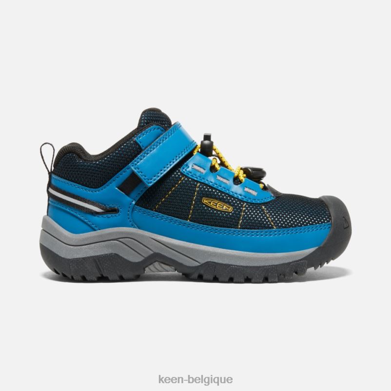 DLLD6282 Keen mykonos bleu-jaune chaussures de randonnée targhee sport vent plus jeunes mykonos bleu vif jaune enfants
