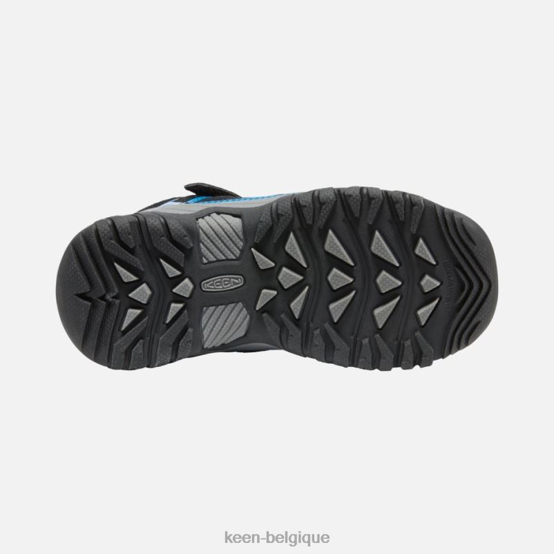 DLLD6282 Keen mykonos bleu-jaune chaussures de randonnée targhee sport vent plus jeunes mykonos bleu vif jaune enfants