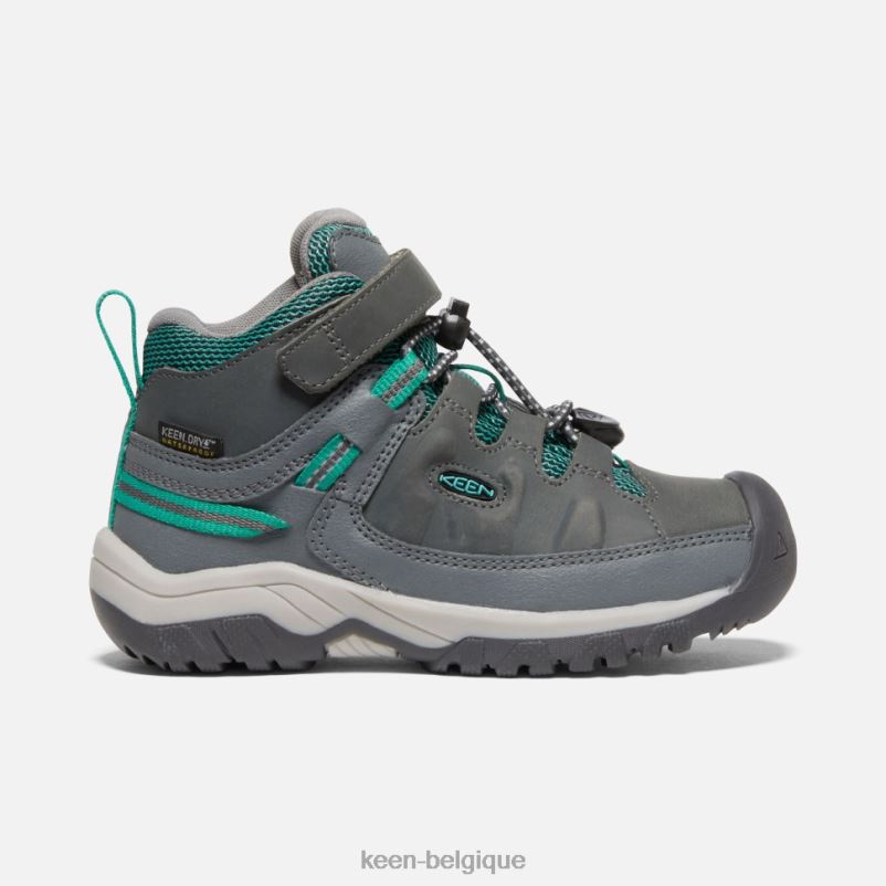 DLLD6528 Keen botte imperméable Little'Targhee gris acier-porcelaine enfants