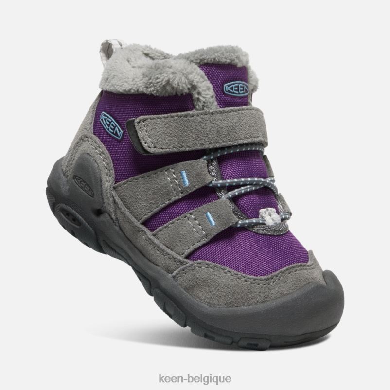 DLLD6548 Keen chukka à nœuds pour tout-petits gris acier-charisme enfants