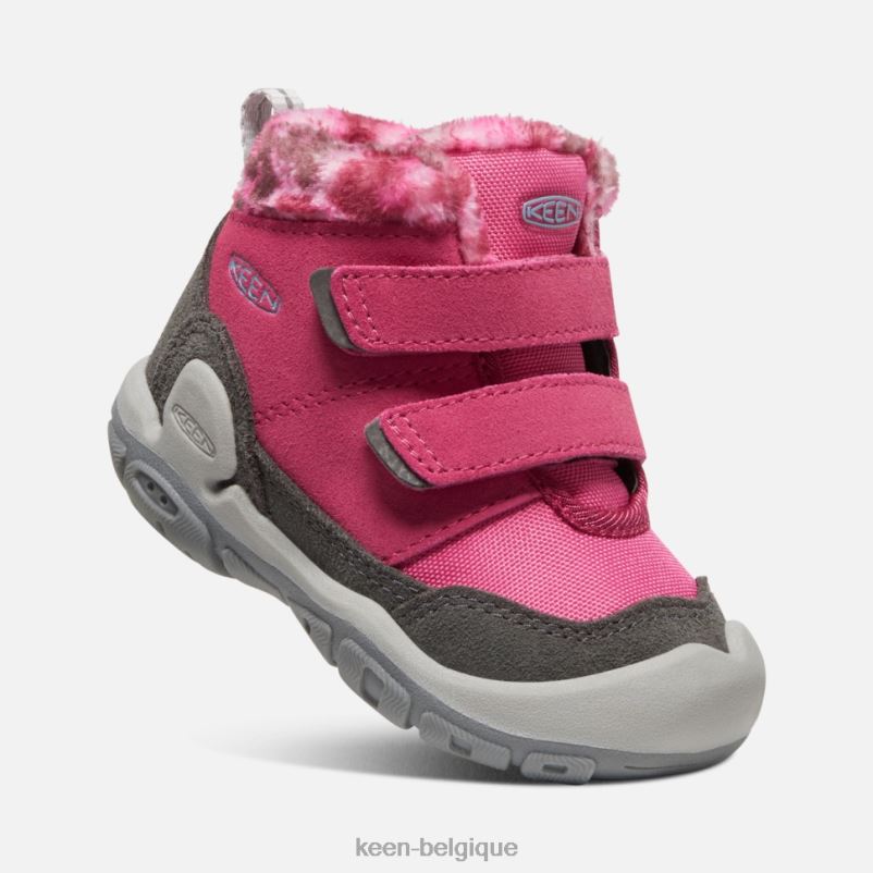 DLLD6564 Keen chukka à double bride nouée pour tout-petits fruit colombe-noir enfants
