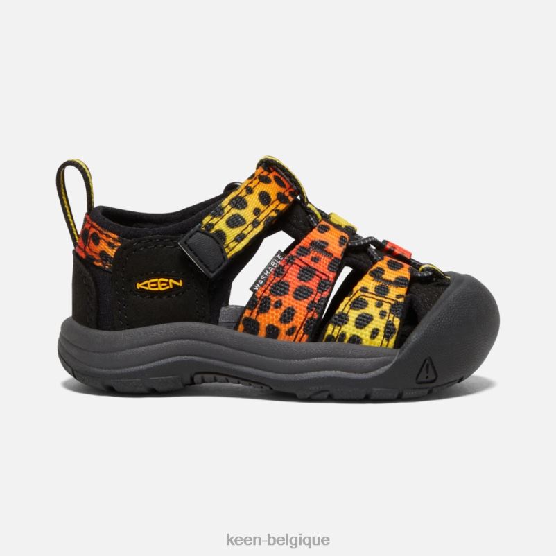 DLLD6581 Keen newport h2 pour tout-petits arc en ciel de guépard enfants