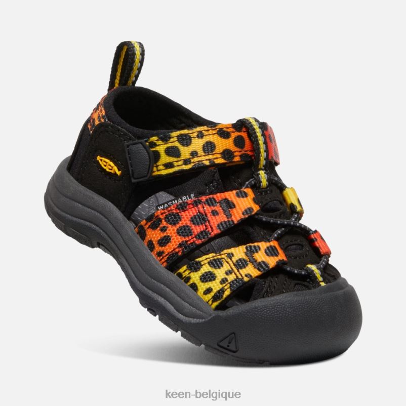 DLLD6581 Keen newport h2 pour tout-petits arc en ciel de guépard enfants