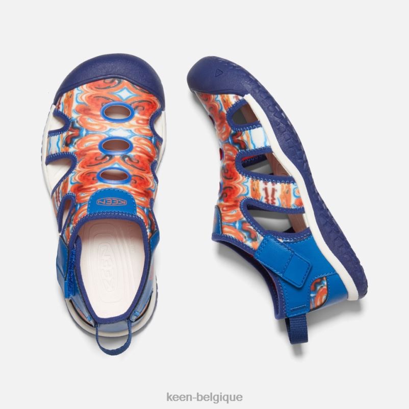 DLLD6410 Keen big\' stingray x afro extérieur zeste d\'orange-bleu enfants