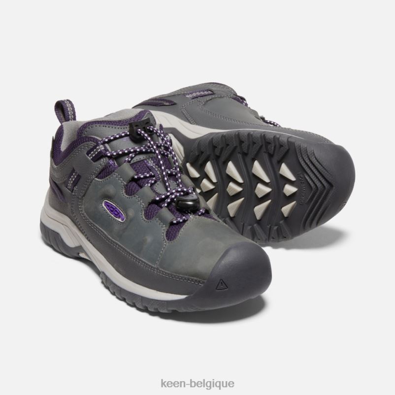 DLLD6519 Keen chaussure imperméable big\'targhee aimant-tillandsia violet enfants