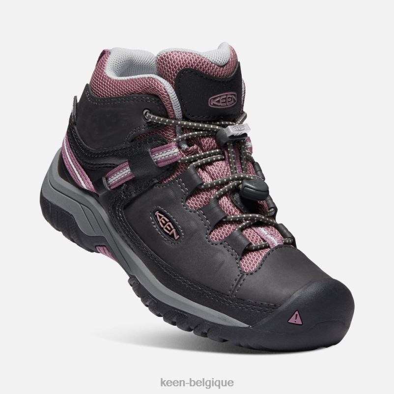 DLLD6535 Keen botte imperméable big\'targhee corbeau-tulipwood enfants