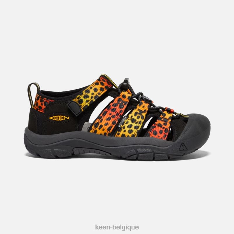 DLLD6550 Keen grand' newport h2 arc en ciel de guépard enfants