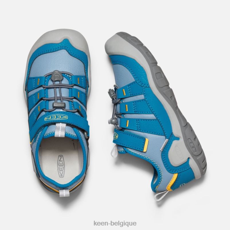 DLLD6566 Keen sneaker creuse big\'knotch ombre bleue-mykonos bleu enfants