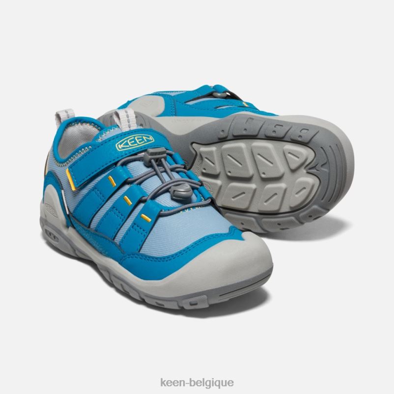 DLLD6566 Keen sneaker creuse big\'knotch ombre bleue-mykonos bleu enfants