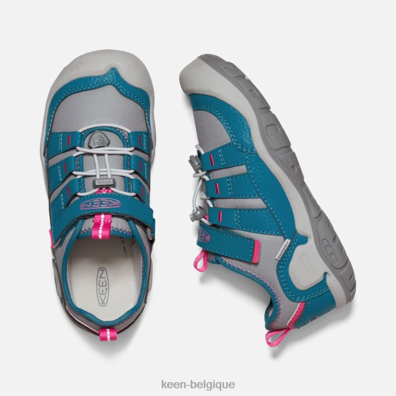 DLLD6576 Keen sneaker creuse big\'knotch bleu légion-gris acier enfants