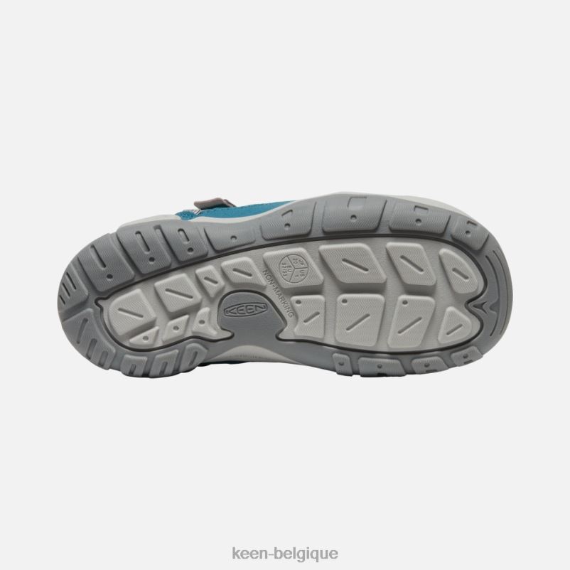 DLLD6576 Keen sneaker creuse big\'knotch bleu légion-gris acier enfants