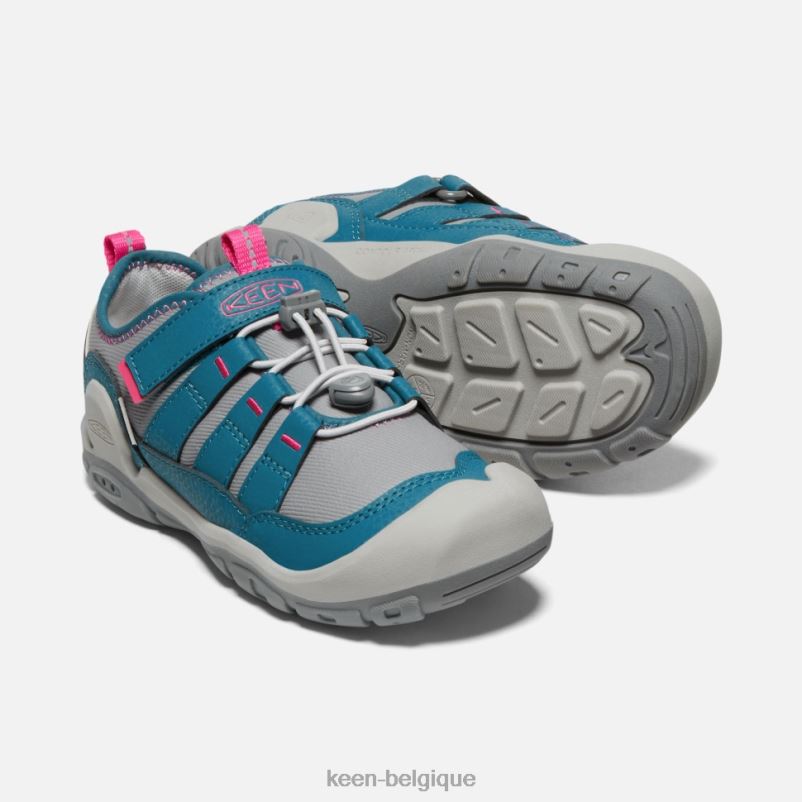 DLLD6576 Keen sneaker creuse big\'knotch bleu légion-gris acier enfants