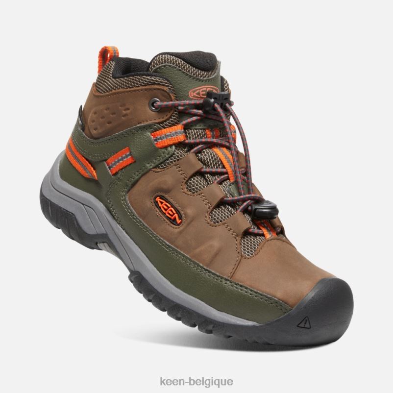 DLLD6599 Keen botte imperméable big\'targhee nuit sombre terre-forêt enfants