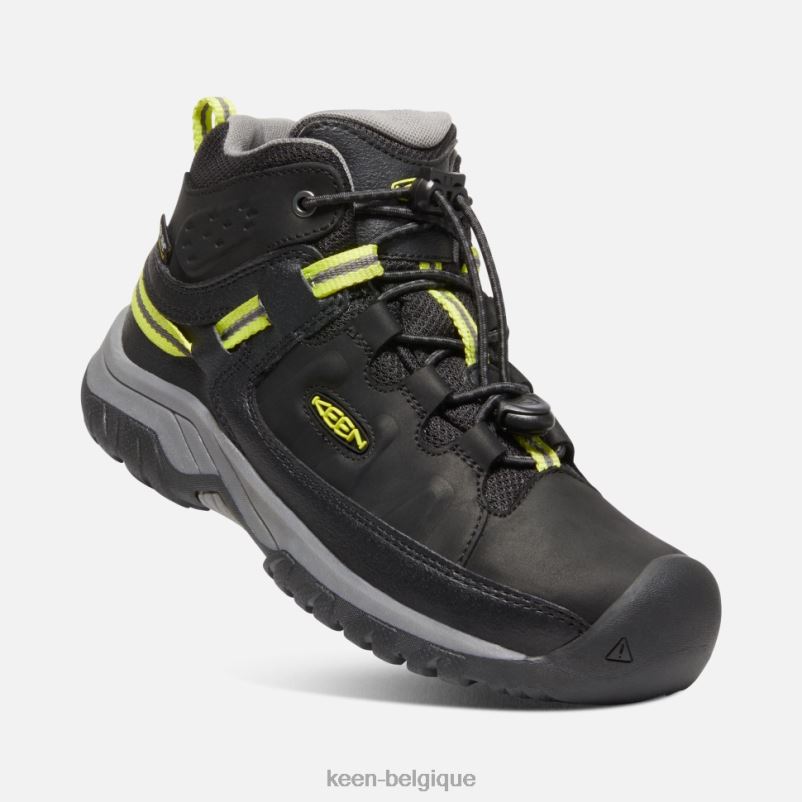 DLLD6600 Keen botte imperméable big\'targhee noir-gris acier enfants