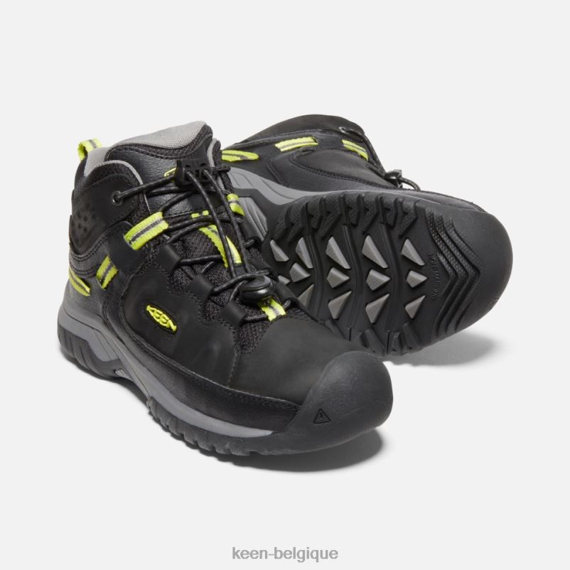 DLLD6600 Keen botte imperméable big\'targhee noir-gris acier enfants