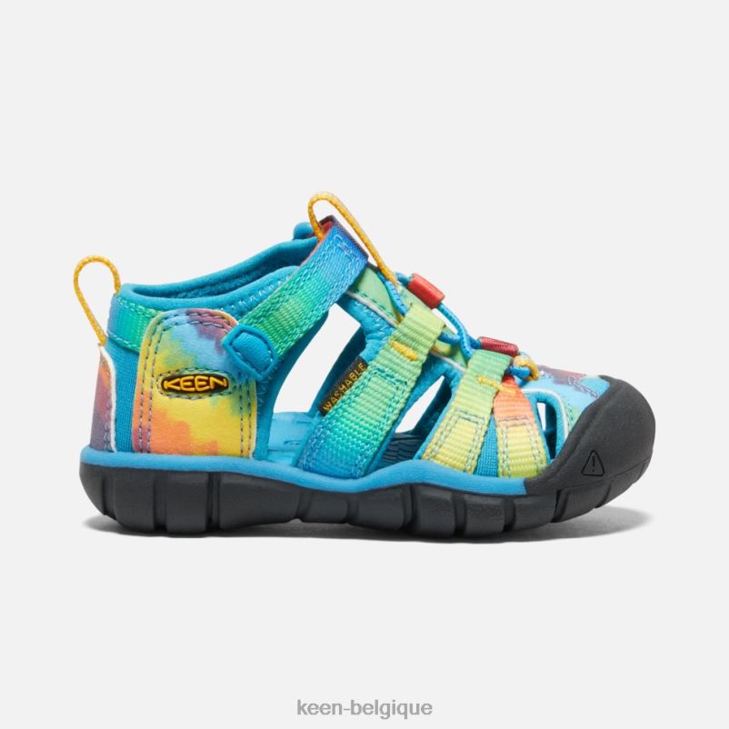 DLLD6584 Keen camp marin pour tout-petits ii cnx tie-dye original bleu vif enfants
