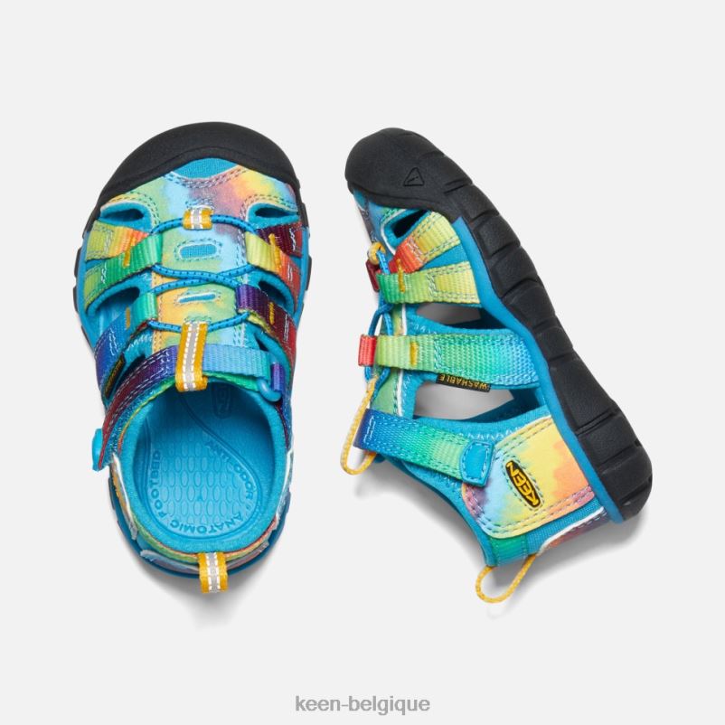 DLLD6584 Keen camp marin pour tout-petits ii cnx tie-dye original bleu vif enfants