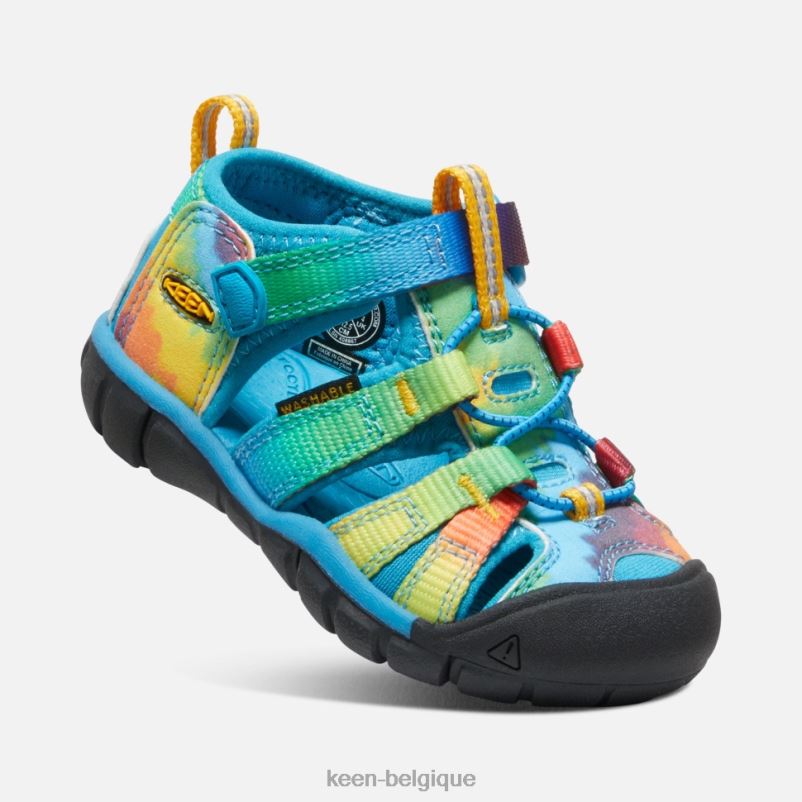 DLLD6584 Keen camp marin pour tout-petits ii cnx tie-dye original bleu vif enfants