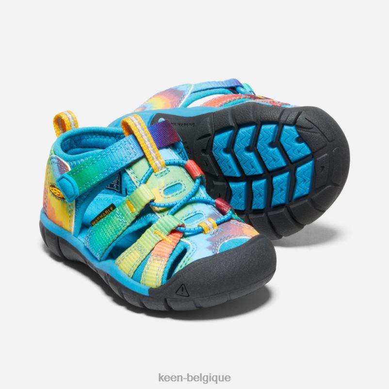 DLLD6584 Keen camp marin pour tout-petits ii cnx tie-dye original bleu vif enfants