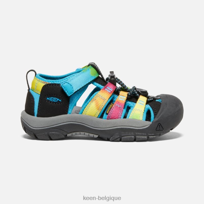 DLLD6587 Keen petit 'newport h2 teinture de cravate arc-en-ciel enfants
