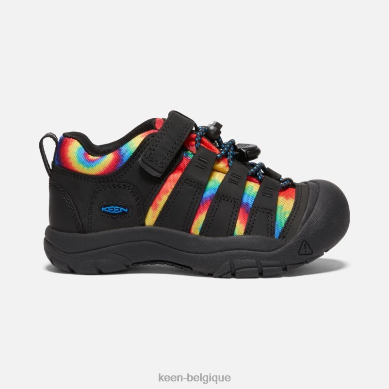 DLLD6592 Keen petite chaussure newport tie-dye noir-original enfants