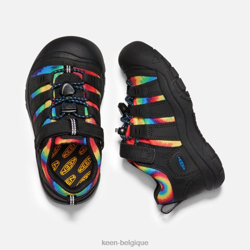 DLLD6592 Keen petite chaussure newport tie-dye noir-original enfants